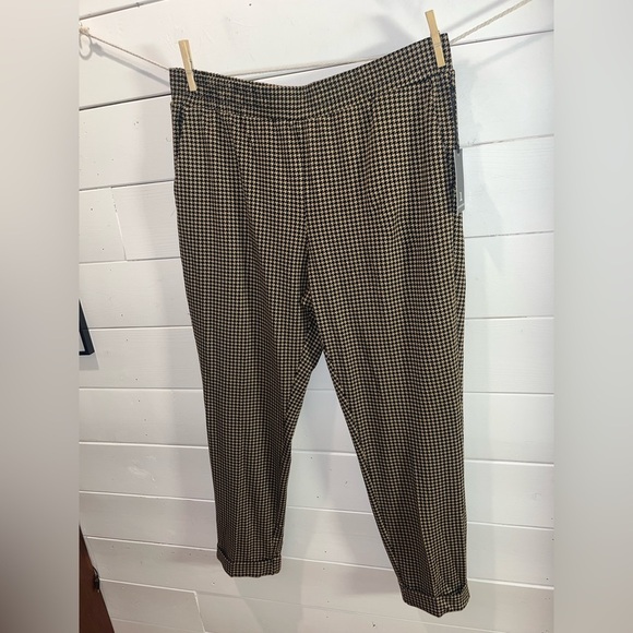 🤎JULES & LÉOPOLD – L – Houndstooth Jogger Pants (NWT) - Picture 4 of 10